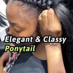 451274825172763113 Edgy ponytail look