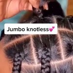 451274825173170835 Jumbo knotless box braids for black women favhair